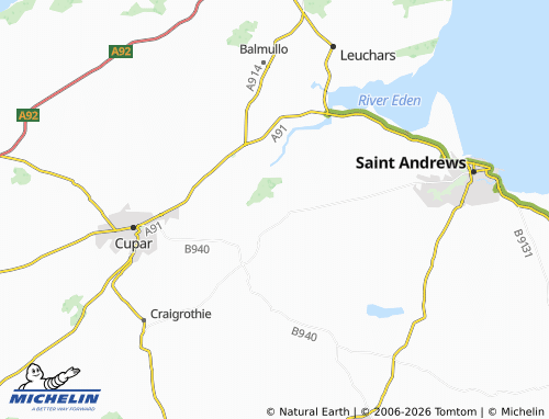 Carte MICHELIN Blebocraigs - ViaMichelin