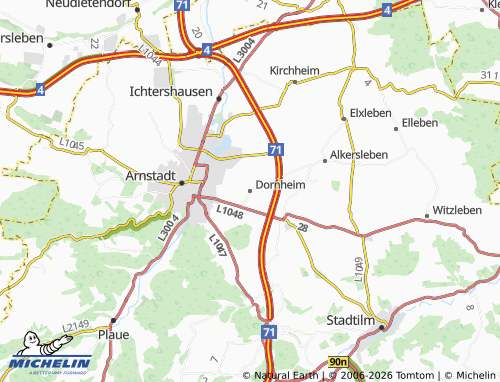 Mapa MICHELIN Dornheim - ViaMichelin