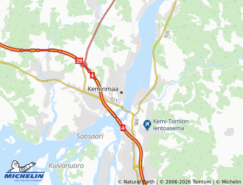 MICHELIN-Landkarte Keminmaa - ViaMichelin