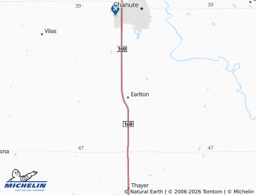 Carte MICHELIN Earlton - ViaMichelin
