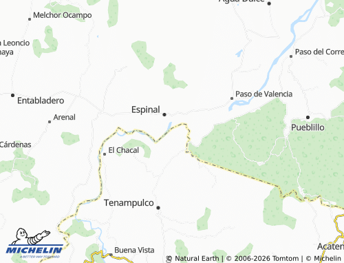 Mappa MICHELIN Paso del Palmar - ViaMichelin