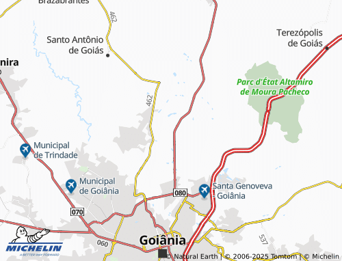 MICHELIN Chácara Bom Retiro map - ViaMichelin