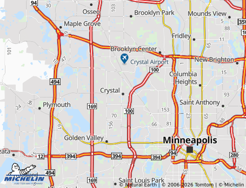 Mapa MICHELIN Crystal - ViaMichelin