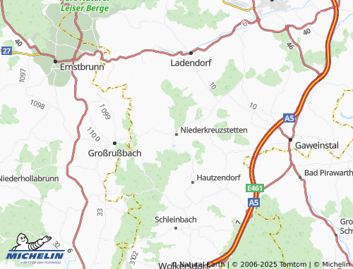 Carte MICHELIN Niederkreuzstetten - ViaMichelin