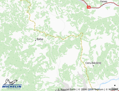Mappa MICHELIN Băcâia - ViaMichelin