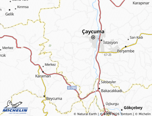 MICHELIN Aliköy map - ViaMichelin