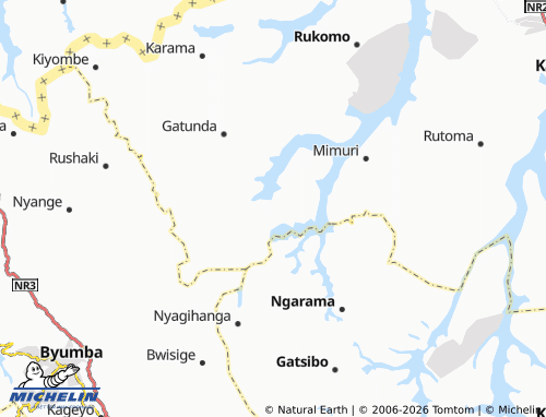 MICHELIN-Landkarte Gakoma - ViaMichelin