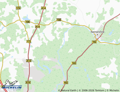 MICHELIN Skirgiškės map - ViaMichelin