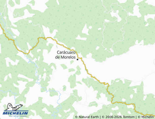 Mapa MICHELIN Carácuaro de Morelos - ViaMichelin