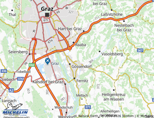 MICHELIN Berndorf map - ViaMichelin