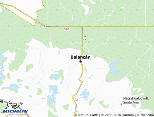 MICHELIN Monte Líbano map - ViaMichelin
