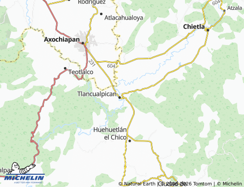 MICHELIN Piedra Grande map - ViaMichelin