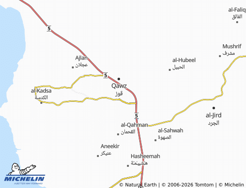 MICHELIN-Landkarte al-Qouz - ViaMichelin