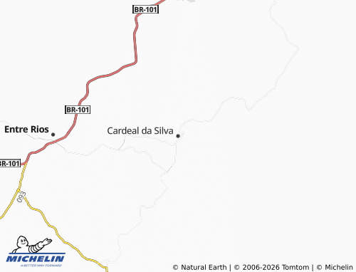Mapa MICHELIN Cardeal da Silva - ViaMichelin