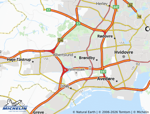 MICHELIN Albertslund map - ViaMichelin