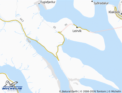 Mappa MICHELIN Syðrugøta - ViaMichelin