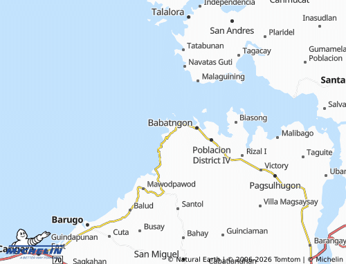 MICHELIN Bacong map - ViaMichelin