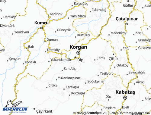 MICHELIN Dip map - ViaMichelin