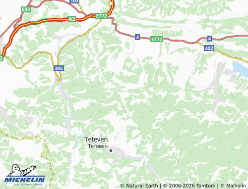 Mappa MICHELIN Glogovo - ViaMichelin
