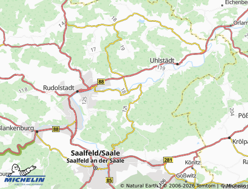 MICHELIN Catharinau map - ViaMichelin