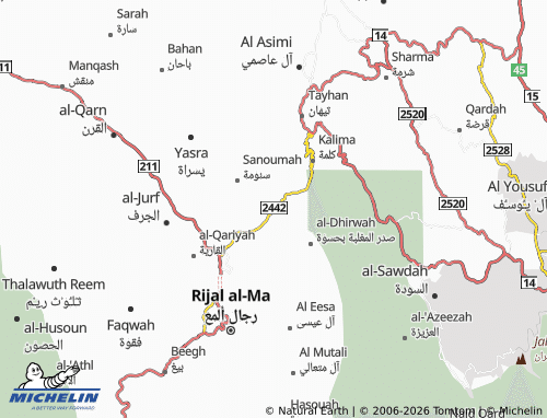 MICHELIN-Landkarte Al Misam - ViaMichelin