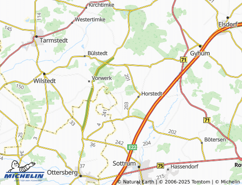 Mapa MICHELIN Stapel - ViaMichelin