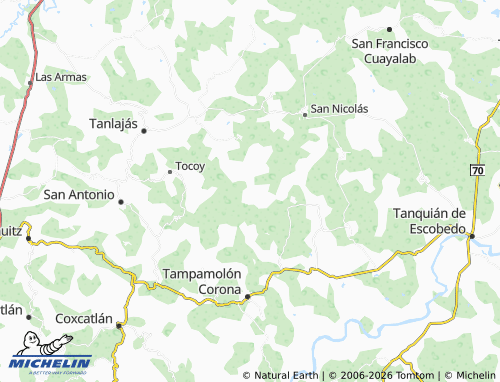 MICHELIN Tzapuja map - ViaMichelin
