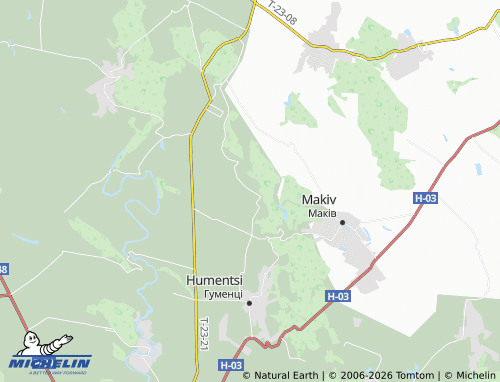 MICHELIN Verbka map - ViaMichelin