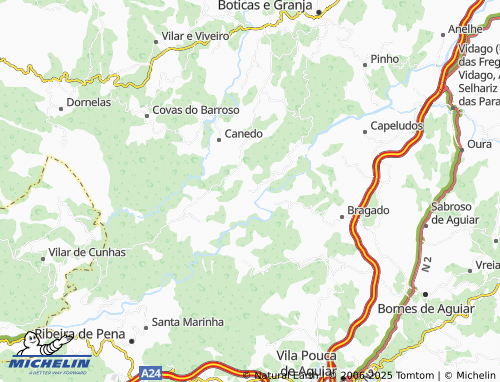 Carte MICHELIN Veral - ViaMichelin