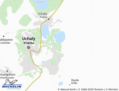 MICHELIN-Landkarte Uchaly SNT - ViaMichelin