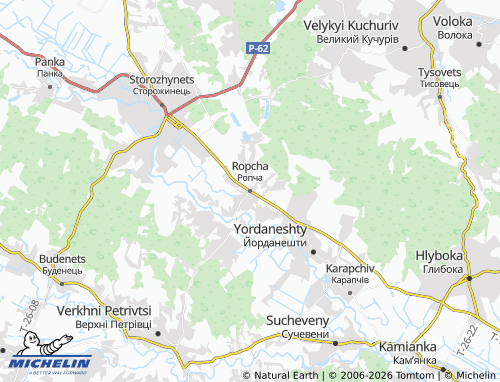 Mappa MICHELIN Ropcha - ViaMichelin