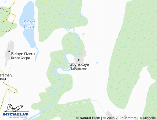 MICHELIN-Landkarte Tabynskoye - ViaMichelin