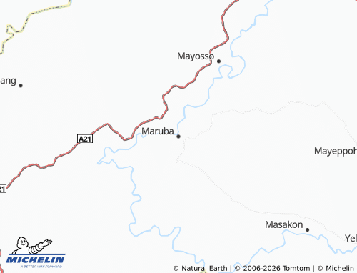Mappa MICHELIN Maruba - ViaMichelin