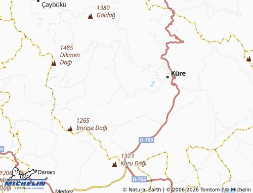 Mapa MICHELIN Çatak - ViaMichelin