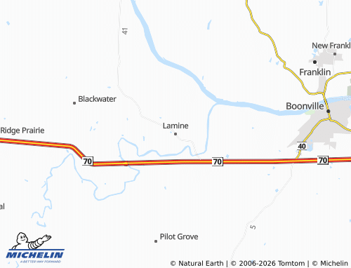 Mappa MICHELIN Lamine - ViaMichelin
