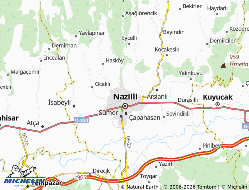 MICHELIN Aydoğdu map - ViaMichelin