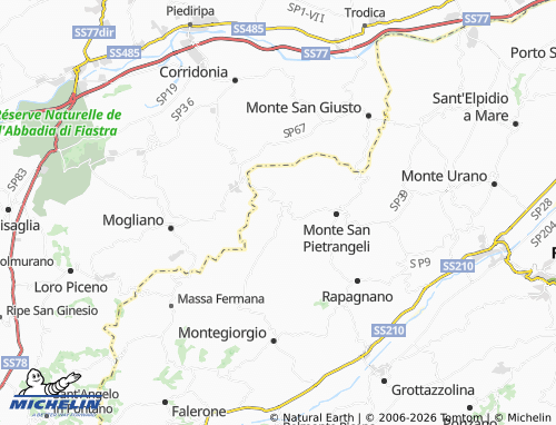 Mappa MICHELIN Francavilla d'Ete - ViaMichelin