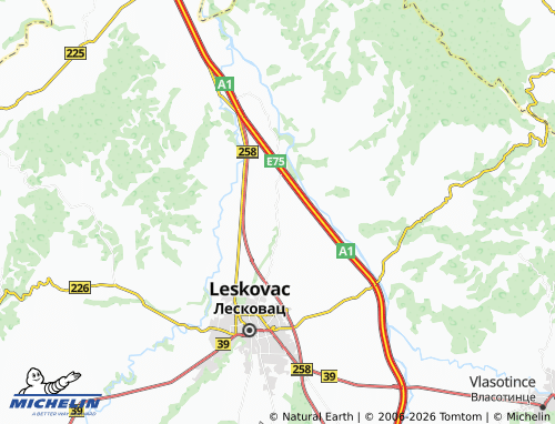 Carte MICHELIN Bogojevce - ViaMichelin