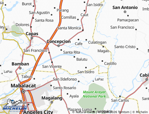 MICHELIN Balutu map - ViaMichelin