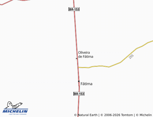 MICHELIN Oliveira de Fátima map - ViaMichelin