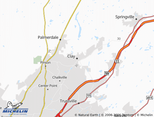 Mapa MICHELIN Clay - ViaMichelin