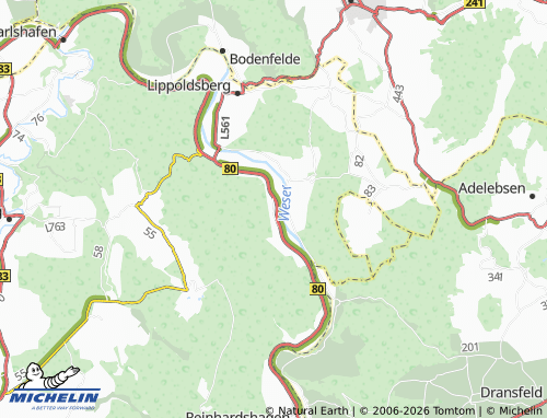 MICHELIN Gottstreu map - ViaMichelin