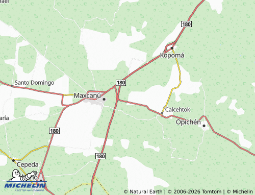 Mapa MICHELIN Santa Cruz - ViaMichelin