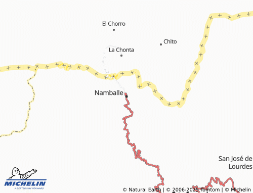 MICHELIN Namballe map - ViaMichelin