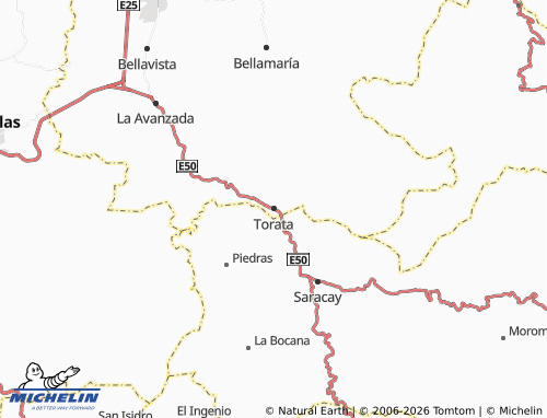 MICHELIN-Landkarte Torata - ViaMichelin