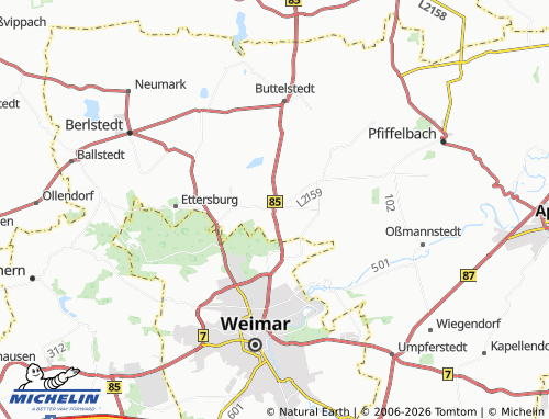 Mapa MICHELIN Großobringen - ViaMichelin