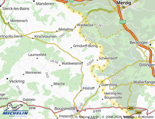 Mapa MICHELIN Flastroff - ViaMichelin