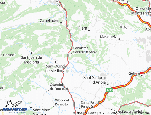 MICHELIN Can Formiga map - ViaMichelin