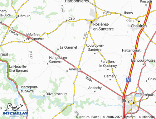 MICHELIN Folies map - ViaMichelin