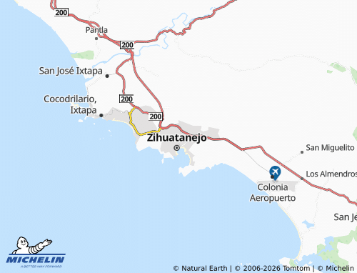MICHELIN Aquiles Serdán map - ViaMichelin